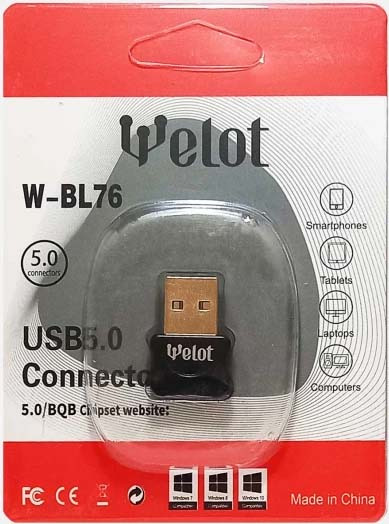 دانگل بلوتوث کامپیوتر WELOT W-BL76