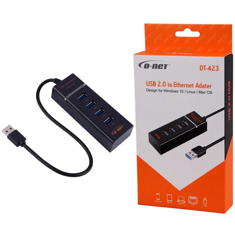 هاب USB2 D-net مدل 423 - Image 6