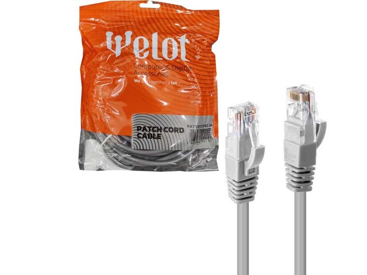 کابل شبکه 5 متری Welot CAT6